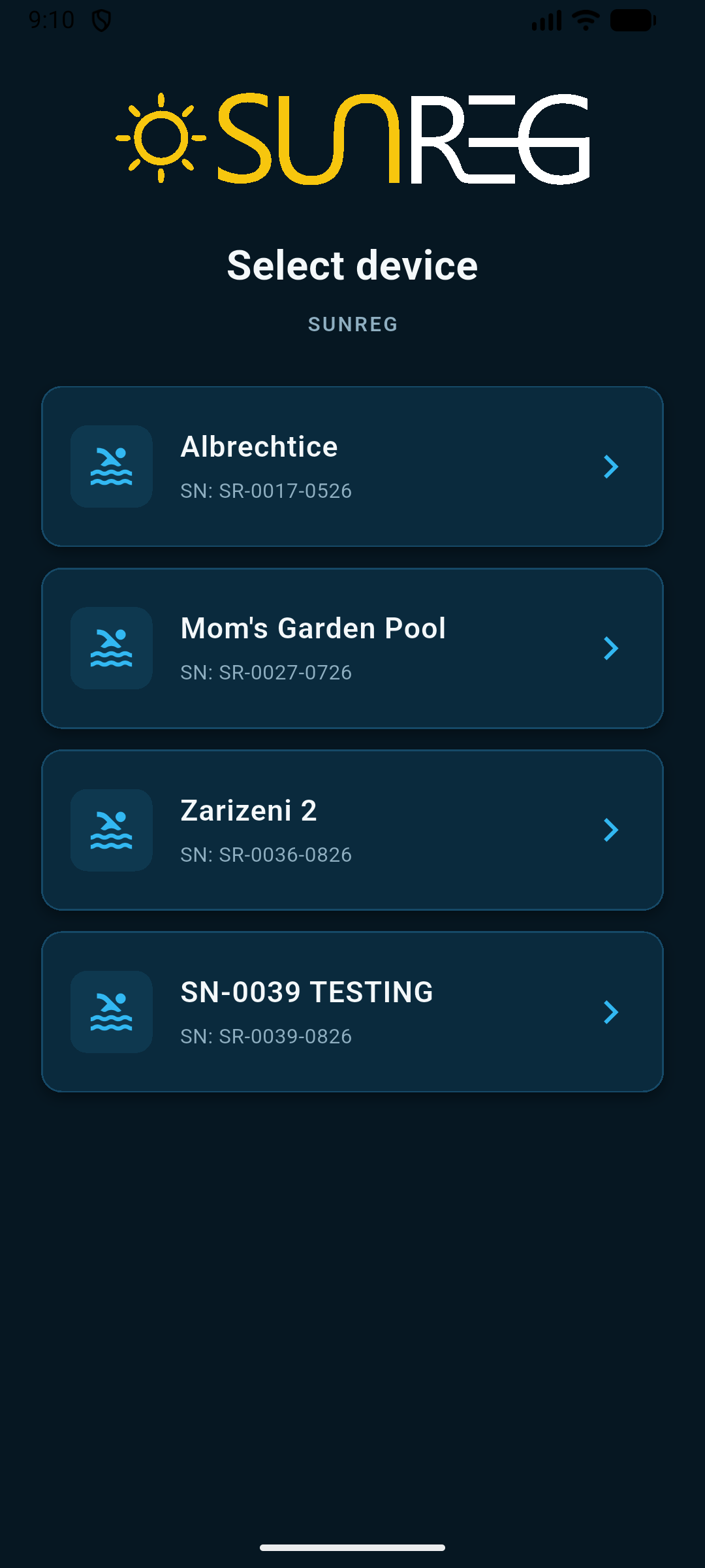 Device Selection