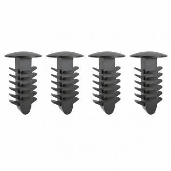 Barbed pins for mounting plate fixation