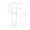 Sensor well for 5mm temperature probe
