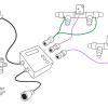 Connecting sensors and valves